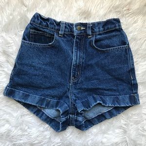 High waisted shorts